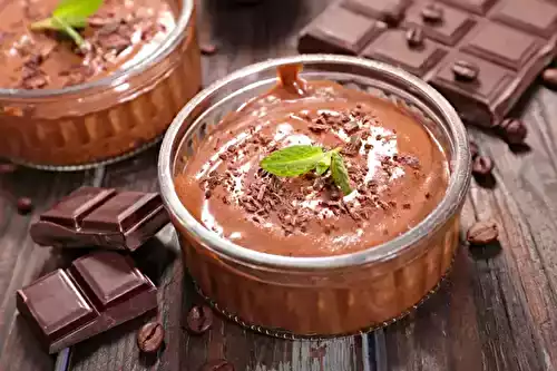 Mousse au chocolat gourmande (allégée)