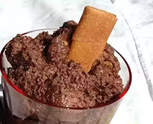 Mousse au chocolat noir