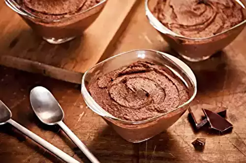 Mousse au chocolat sans grumeaux