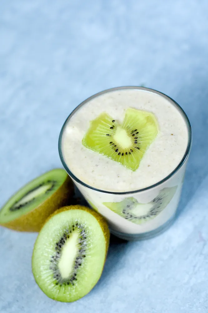 Mousse banane et kiwi