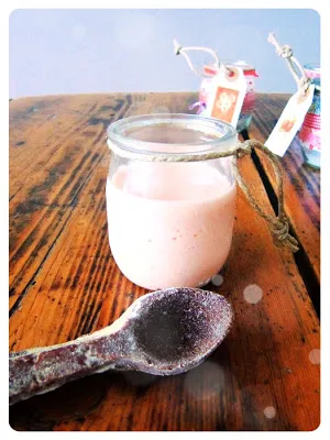 Mousse de fraise Tagada à la fleur d'oranger