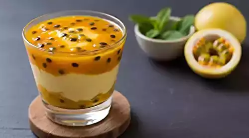 Mousse de fruits de la passion