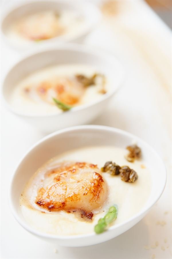 Mousse de pétoncles