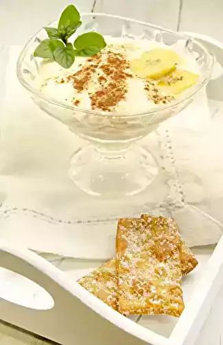 Mousse glacée à la banane