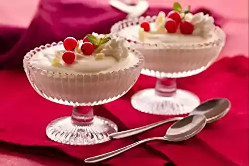 Mousse vanillée au chocolat blanc