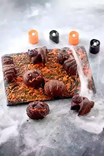 Muffin chocolat coeur orange curd