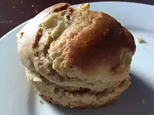 Muffin léger pomme coco cannelle