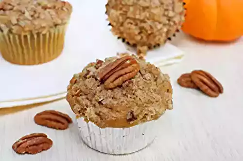 Muffin poire et noix de pécan
