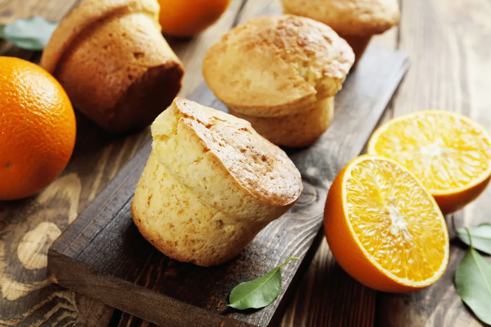 Muffins à l'orange