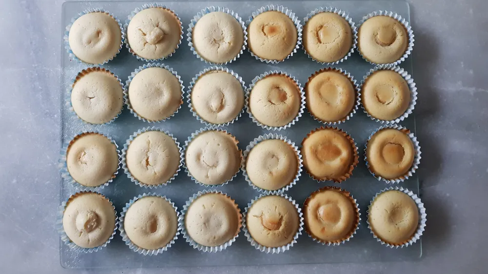 Muffins à la pâte d'amandes