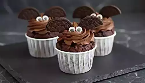Muffins au chocolat Halloween