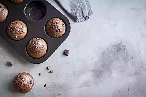 Muffins au chocolat light sans oeufs