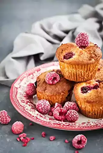 Muffins aux framboises
