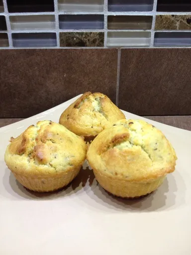 Muffins aux pépites de chocolat et crème de coco