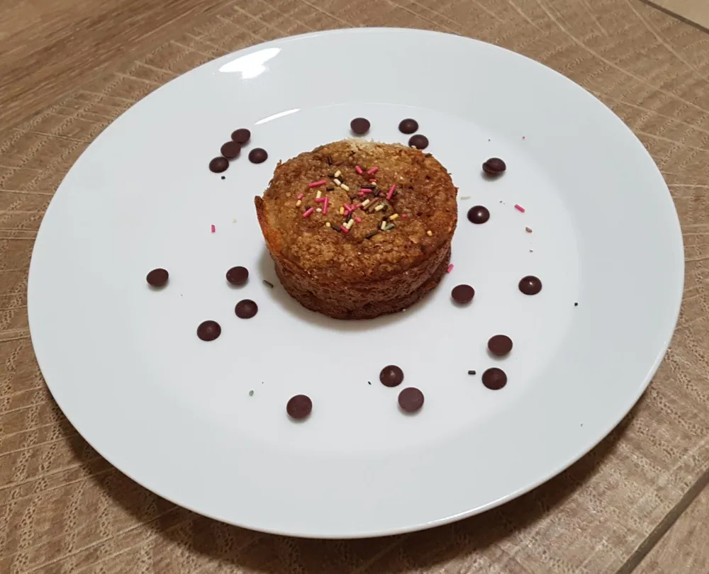 Muffins aux pommes mixées et à la poudre d'amande