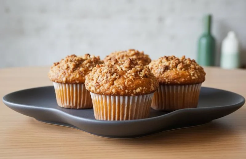 Muffins banane et noix de macadamia