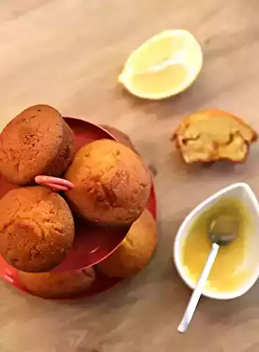 Muffins coeur de lemon curd