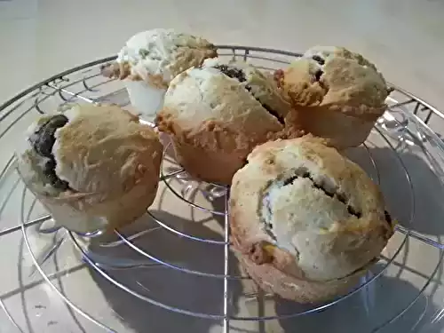 Muffins moelleux banane et Nutella