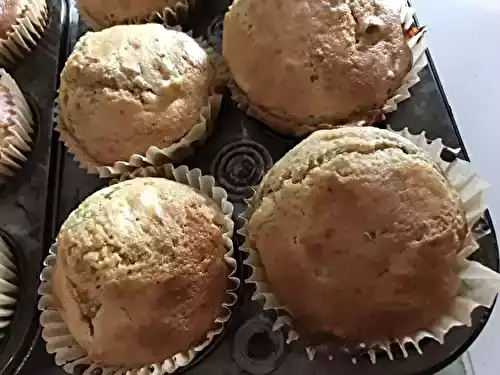 Muffins poires-amandes