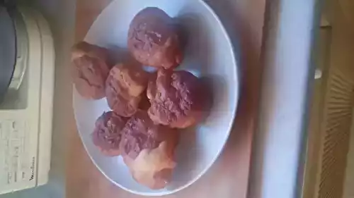 Muffins pommes-miel-chocolat