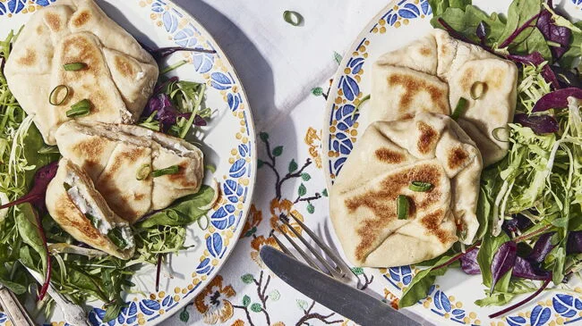 Naans au fromage