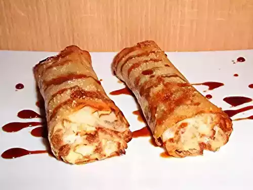 Nems croustillants poire et spéculoos