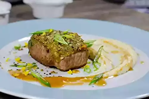 Noix de veau marinée cuite à basse température