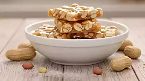 Nougat au miel et aux cacahuètes