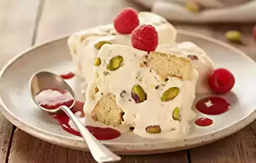 Nougat glacé aux framboises