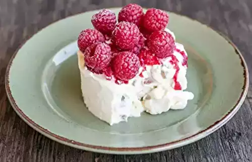 Nougat glacé aux fruits rouges