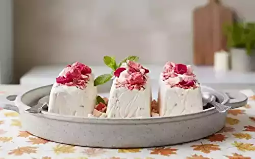 Nougat glacé aux pralines roses