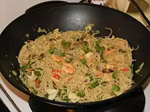 Nouilles chinoises de la mer