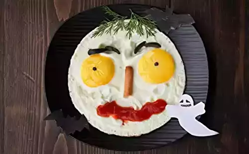 Oeuf au plat Halloween
