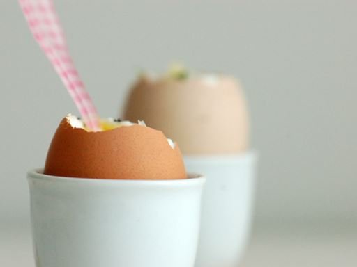 Oeufs cocotte au fromage frais