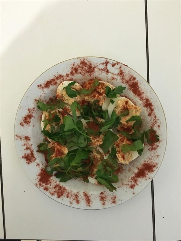 Oeufs durs à la Jean-Baptiste