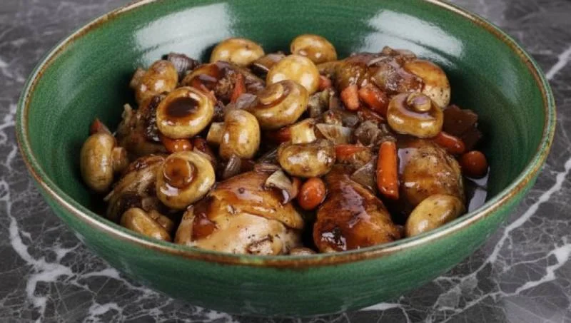 Oie en daube au vin rouge