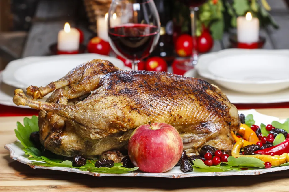 Oie farcie à l'ancienne