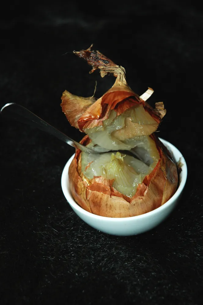 Oignons de Roscoff à la coque