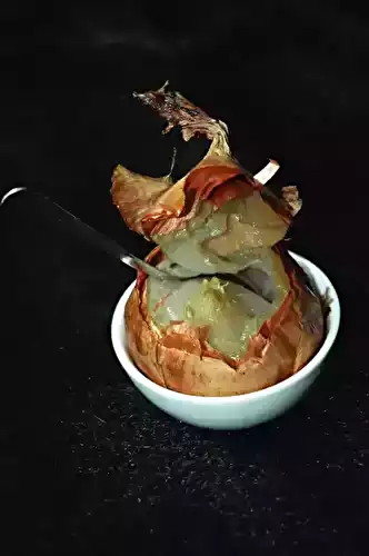 Oignons de Roscoff à la coque