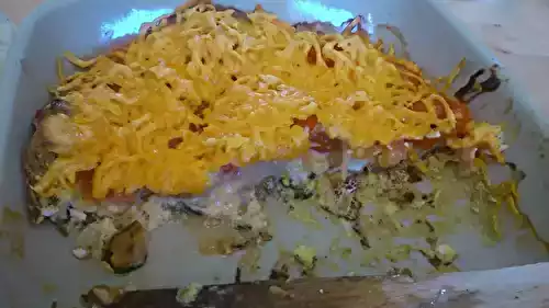 Omelette au gouda gratinée au four