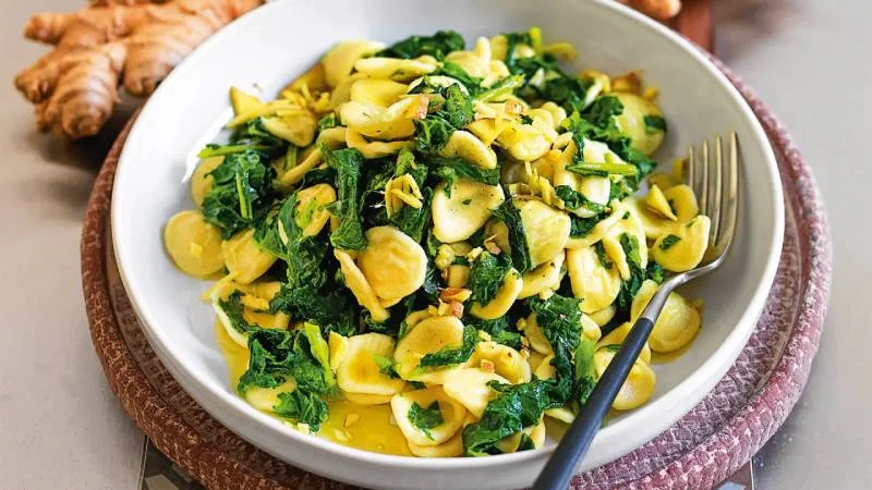 Orecchiette aux fanes de navets