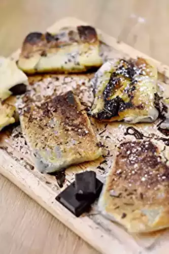 Pain au chocolat à la poêle