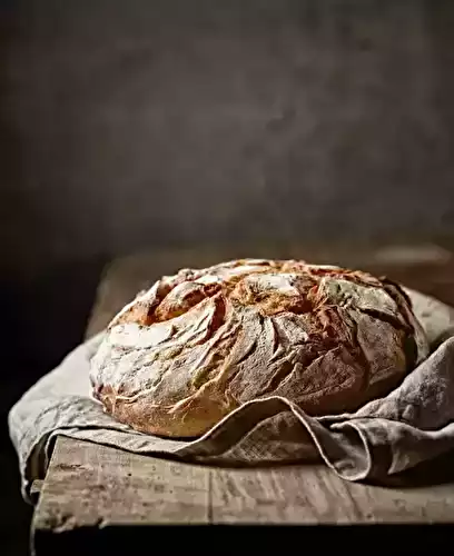 Pain de campagne en cocotte