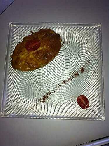 Pain de poisson au surimi et bisque de homard