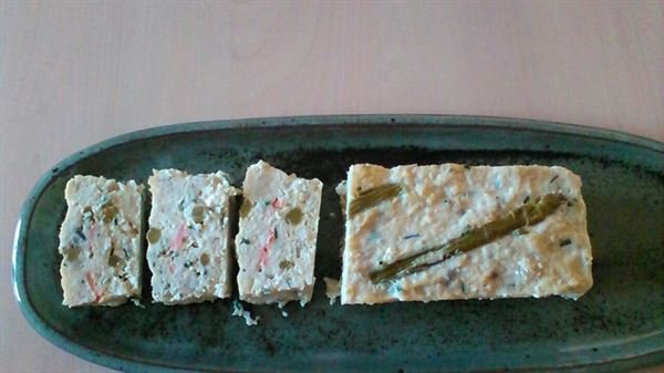 Pain de poisson aux asperges