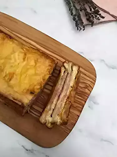 Pain perdu fromage et jambon