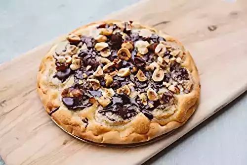 Pain suédois, crème d'amande et chocolat