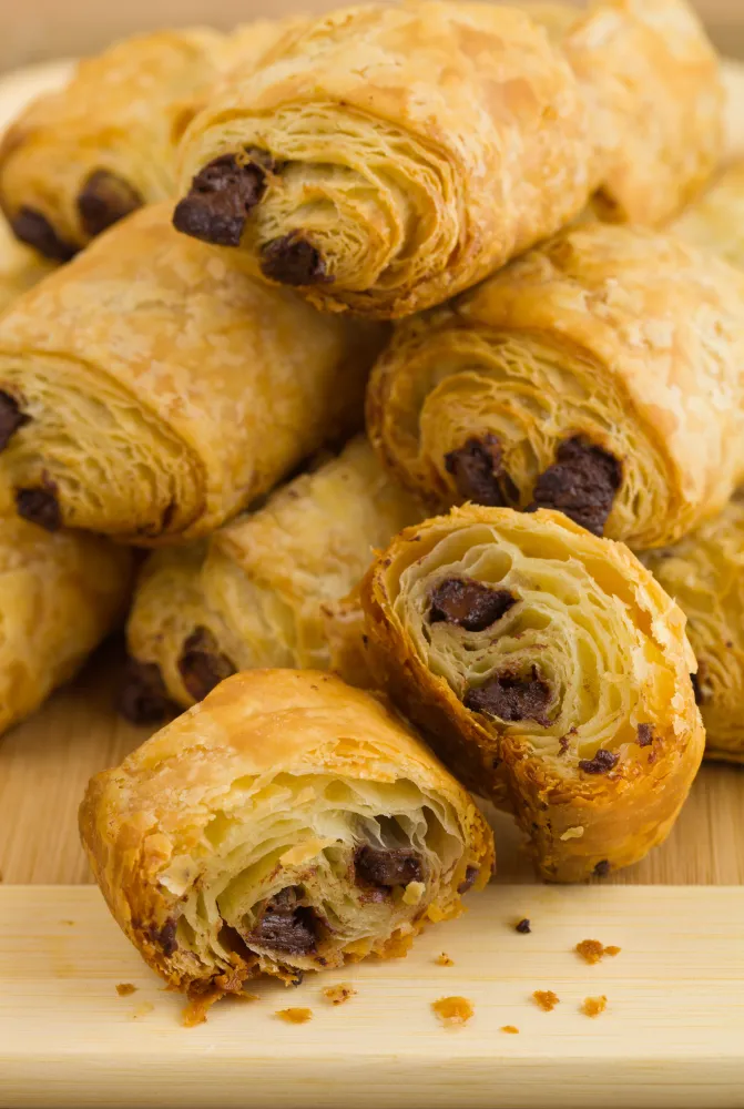 Pains au chocolat (comme chez le boulanger !)