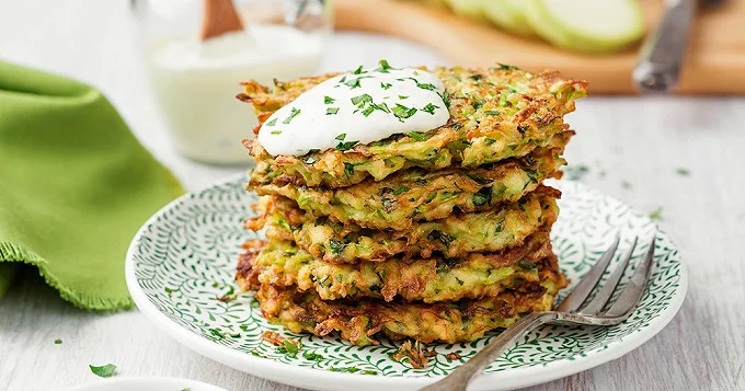 Pancake à la courgette