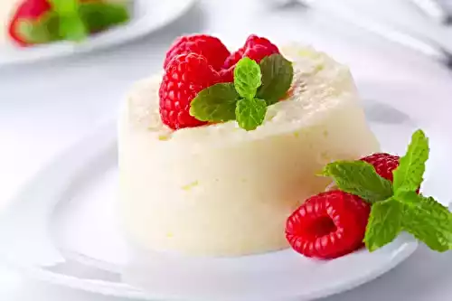 Panna cotta au jasmin au Cookeo